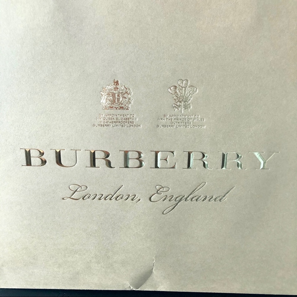 Large Burberry Shopping Tote